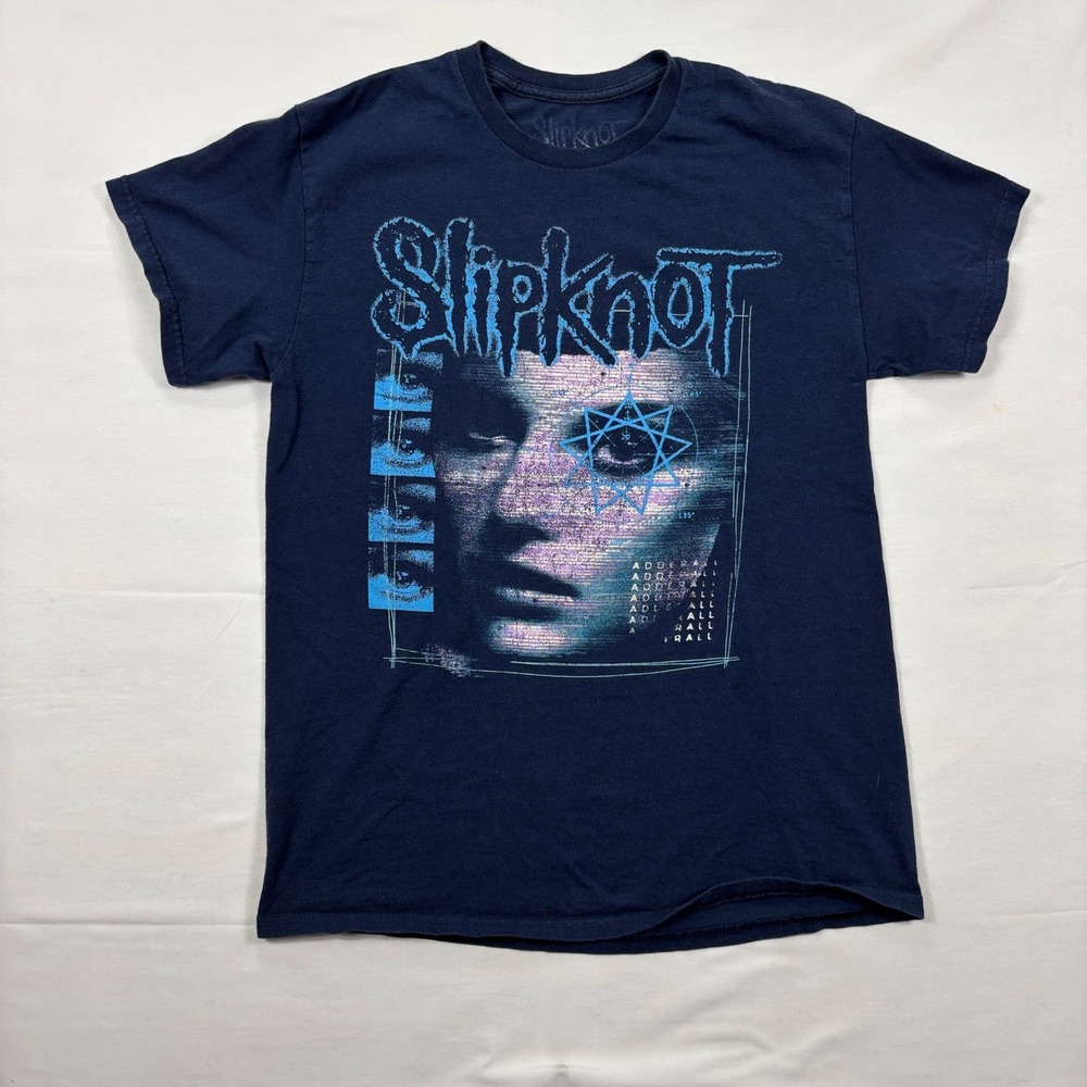 Slipknot Adderall EP Graphic Band T-Shirt Heavy Metal Music Merch Medium Black